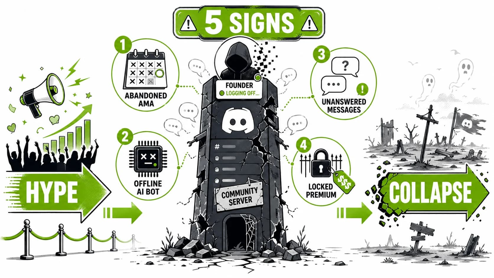 The 'AI-Powered' Community Collapse: How 2026's Fake Gurus Are Abandoning Their Own Discord Servers