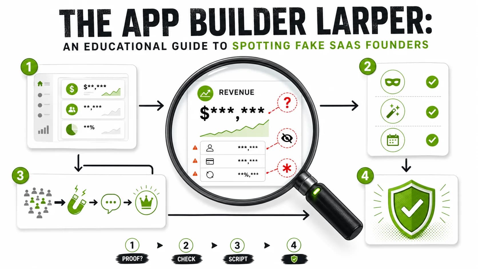The App Builder Larper: An Educational Guide to Spotting Fake SaaS Founders