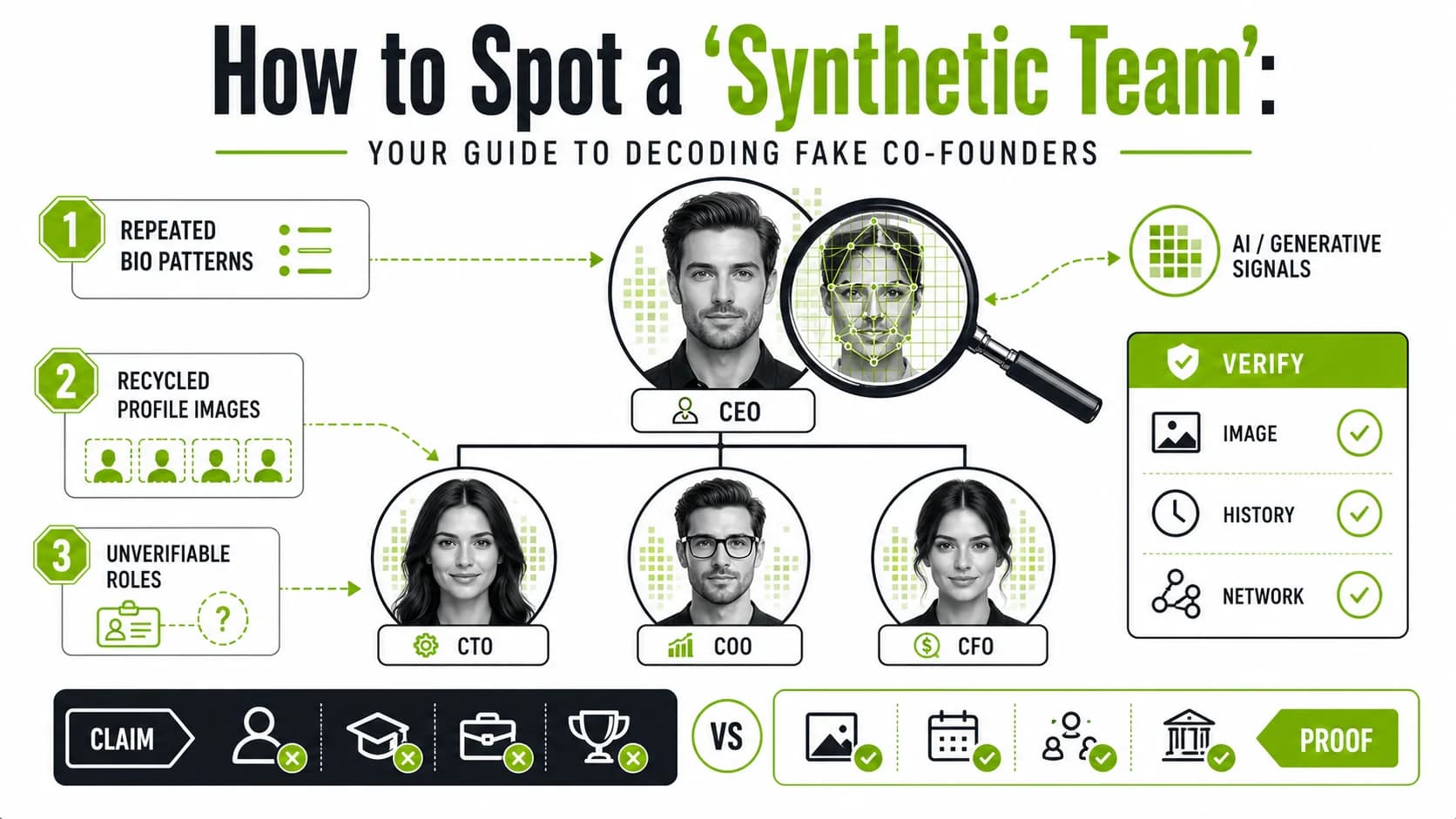 How to Spot a ''Synthetic Team'': Your Guide to Decoding Fake Co-Founders