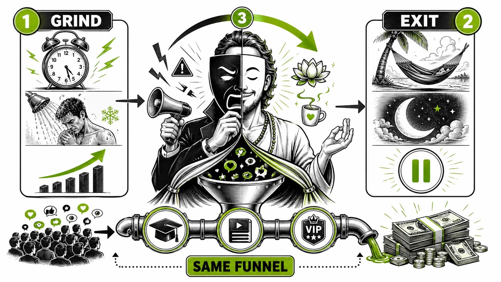 The 'Quiet Quitting' Guru: How 2026's Top Scammers Are Selling Anti-Hustle Culture as a New Grind