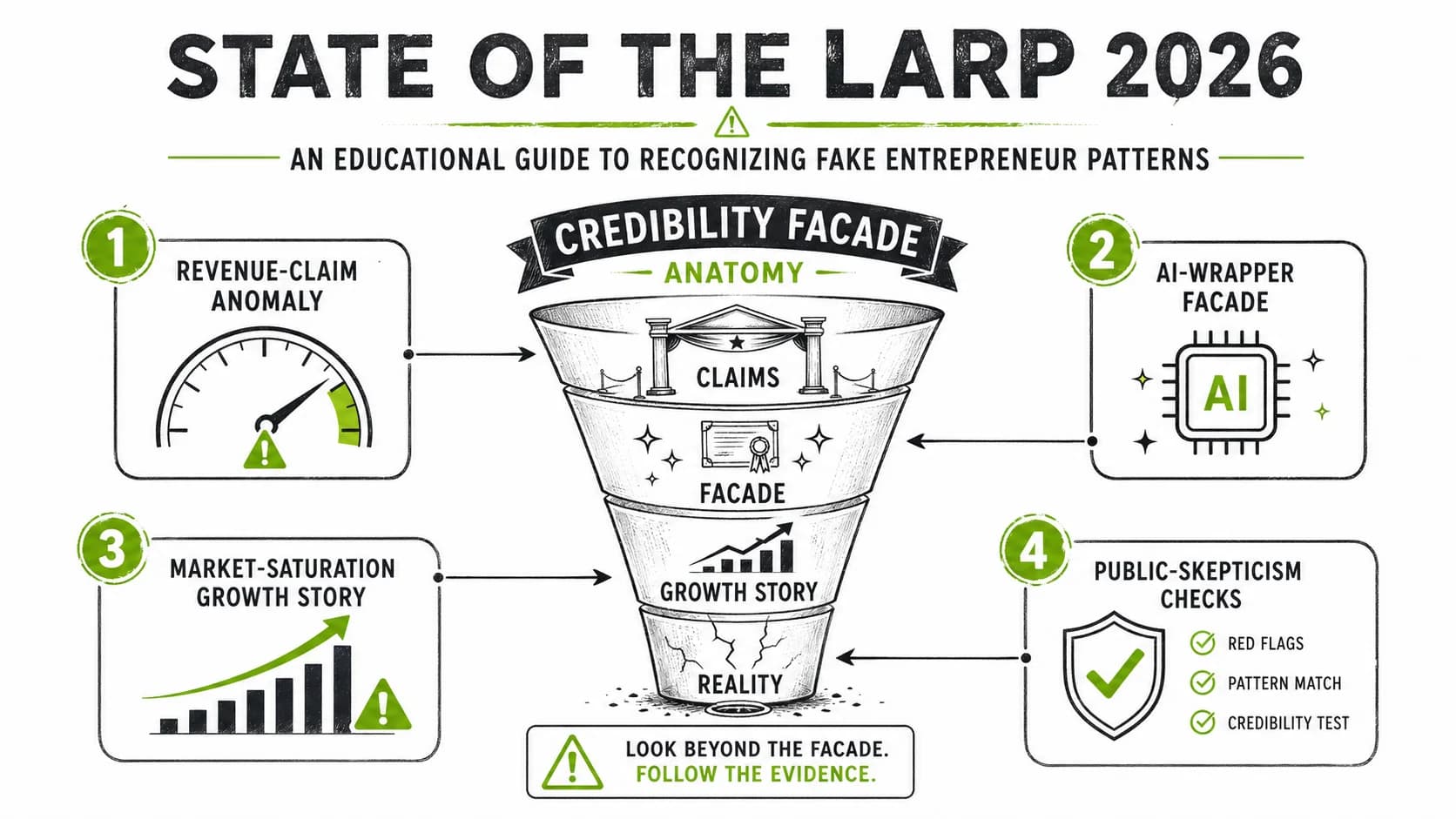 State of the Larp 2026: An Educational Guide to Recognizing Fake Entrepreneur Patterns