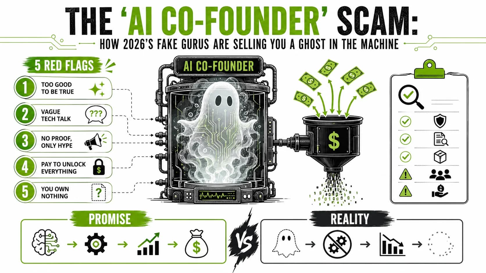 The 'AI Co-Founder' Scam: How 2026's Fake Gurus Are Selling You a Ghost in the Machine