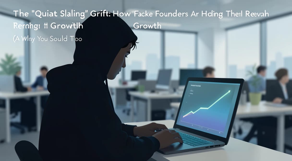 The 'Quiet Scaling' Grift: How Fake Founders Are Hiding Their Real Growth (And Why You Should Too)