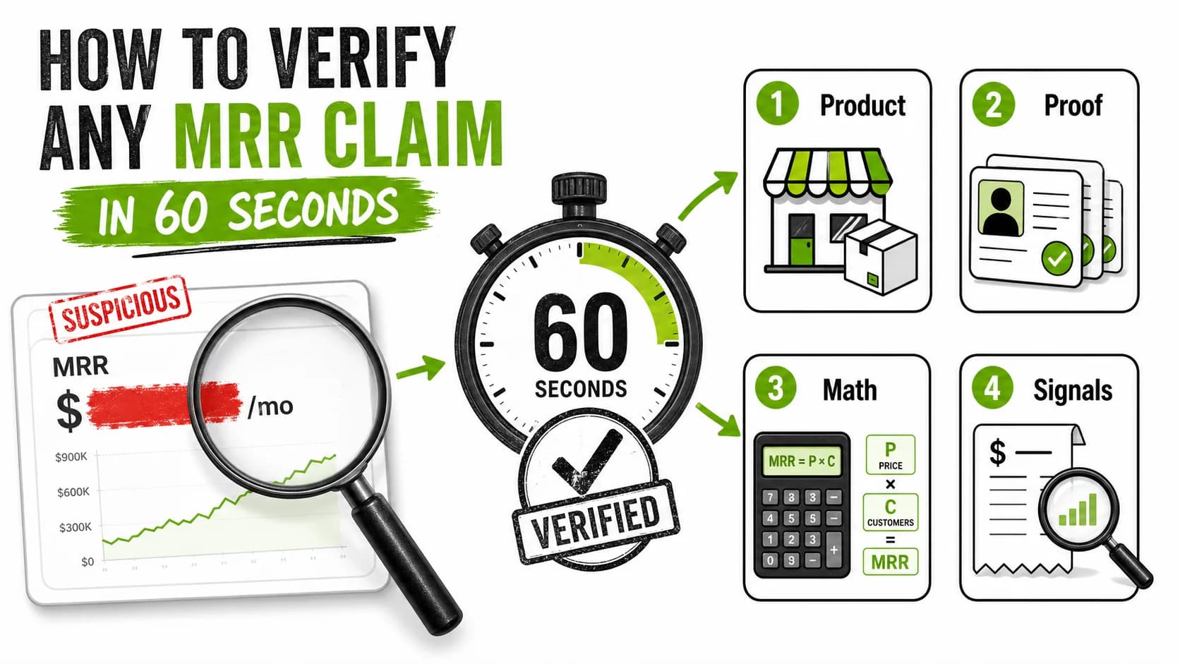How to Verify Any MRR Claim in 60 Seconds