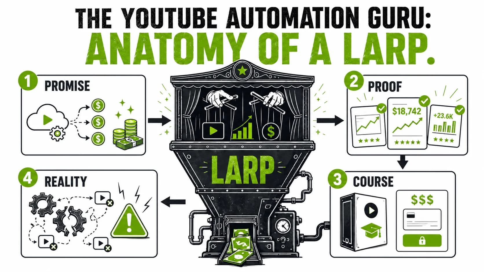 The YouTube Automation Guru: Anatomy of a Larp