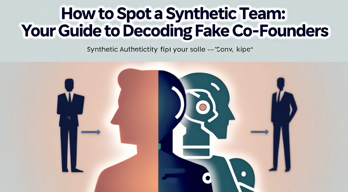 A conceptual diagram showing a human silhouette on one side and a robotic, AI-generated silhouette on the other, with overlapping sections highlighting the uncanny valley of synthetic authenticity