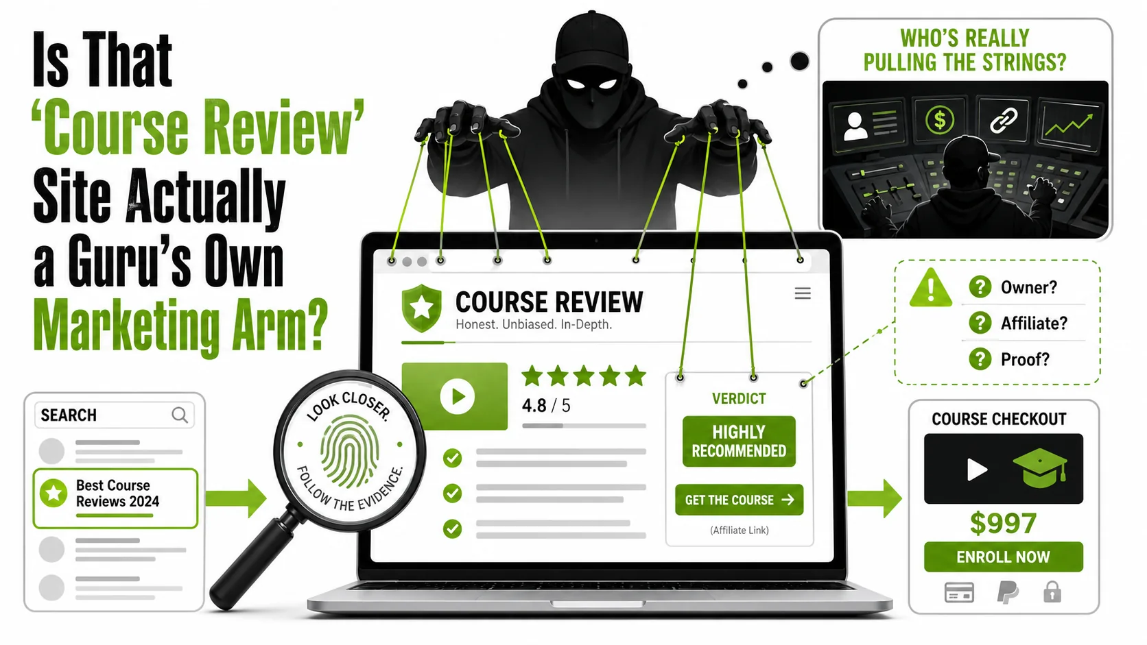 Is That 'Course Review' Site Actually a Guru's Own Marketing Arm?