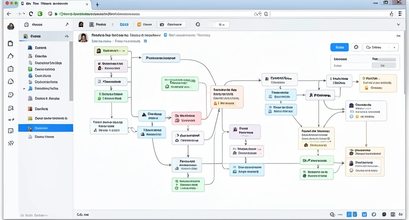 A complex flowchart titled 'The Illusion Pipeline' mapping tweets to fake metrics to investor updates.