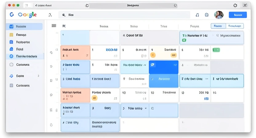A fake, overly-optimized calendar blocking time for 'Strategic Thought Leadership' and 'Legacy Building'.