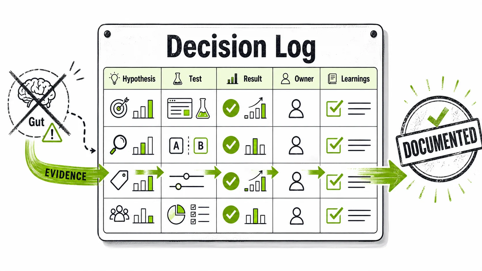 Screenshot of a Notion template titled