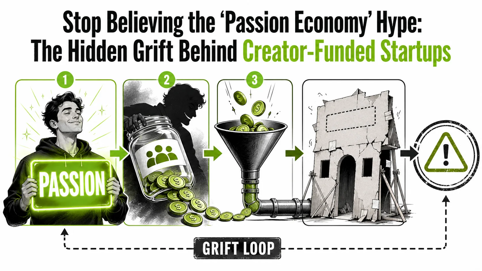 Stop Believing the 'Passion Economy' Hype: The Hidden Grift Behind Creator-Funded Startups