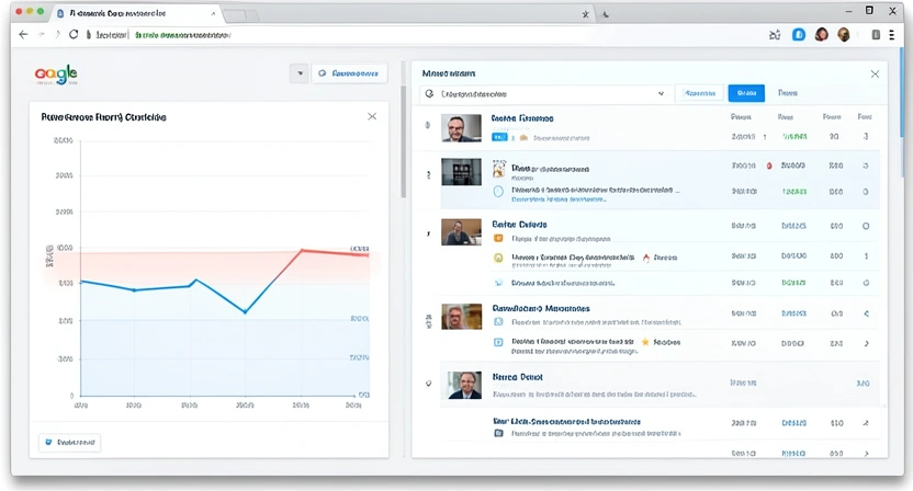 A split-screen comparison: on one side, a simple graph showing 'Revenue: $0'. On the other, a dizzyingly complex dashboard with 20 gauges, all in the green.