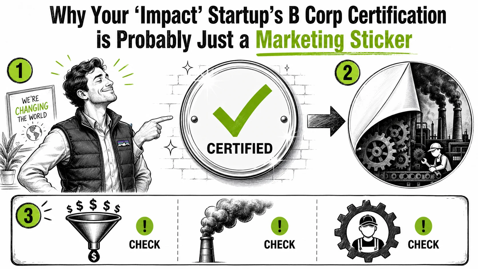 Why Your 'Impact' Startup's B Corp Certification is Probably Just a Marketing Sticker