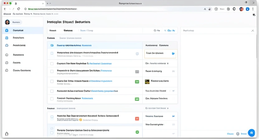 Screenshot of a Notion or Airtable database template titled 